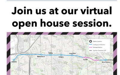 Eglinton West Crosstown Extension – Virtual Open House