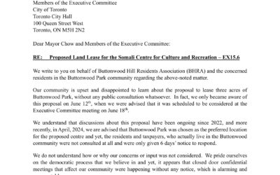 Proposed Letter – Buttonwood Park