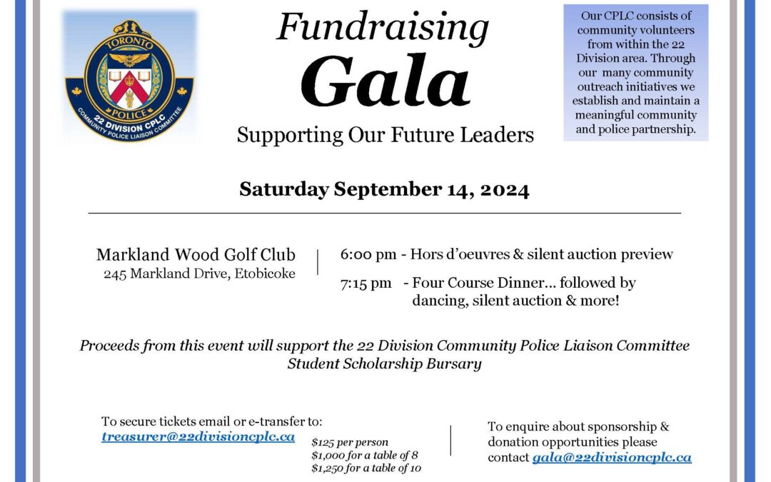 Toronto Police Fundraising Gala